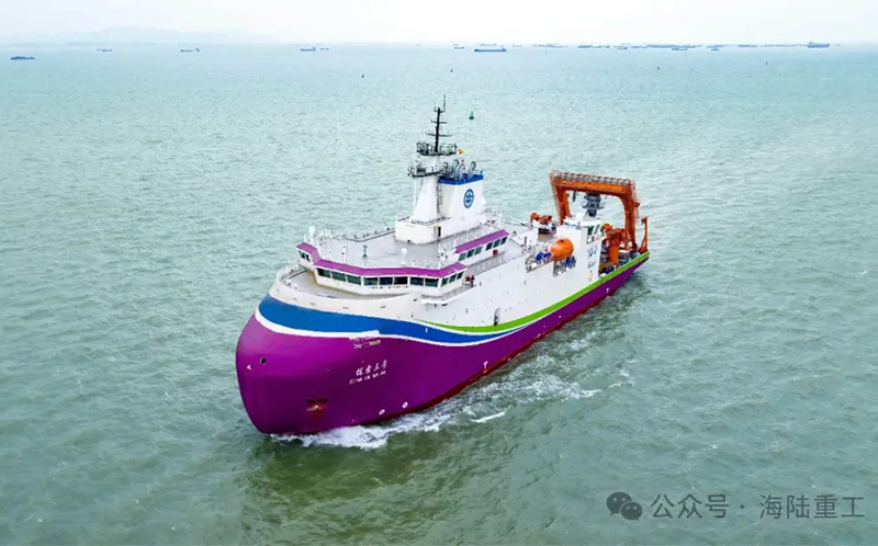 The "Exploration Three" scientific research vessel sets sail! Participating in research and construction of sea land sandbars, jointly creating a new chapter in marine science