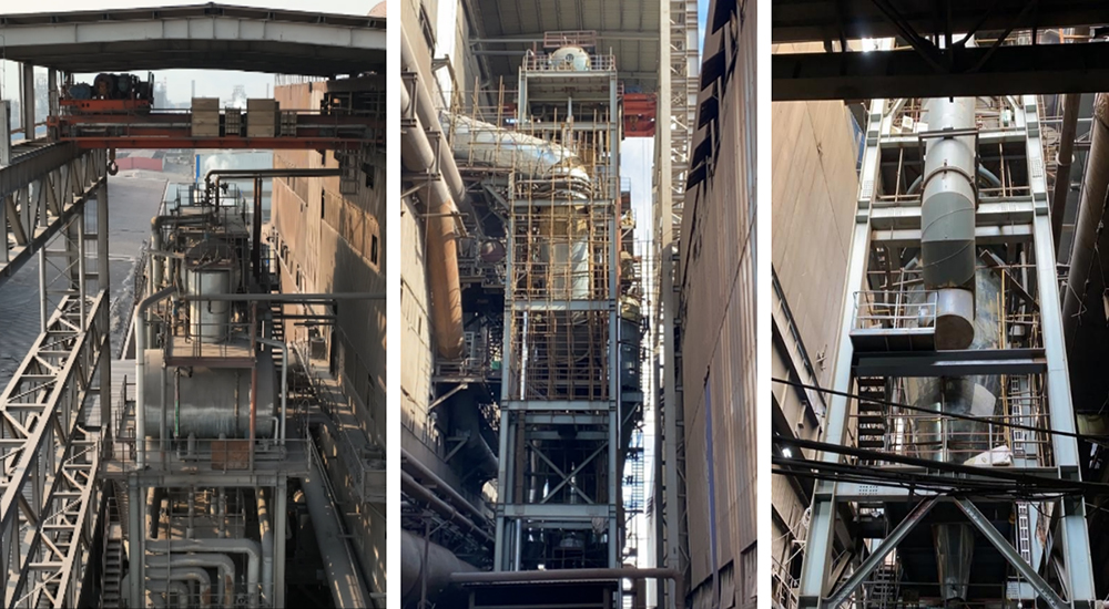 Baotou Steel Group 6# Converter (100t) Full Dry Sensible Heat Recovery System for Converter Gas