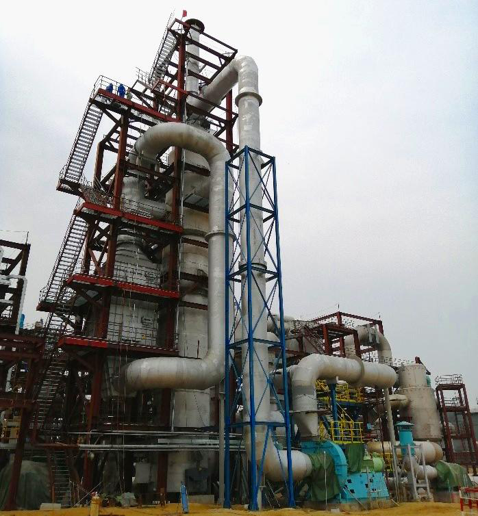 The air preheating system of Lihuayi Lijin Refining Co., Ltd.