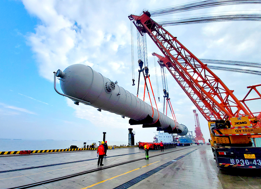 Zhenhai Refining & Chemical Branch of Sinopec Corporation Integrated project, Ethylene tower